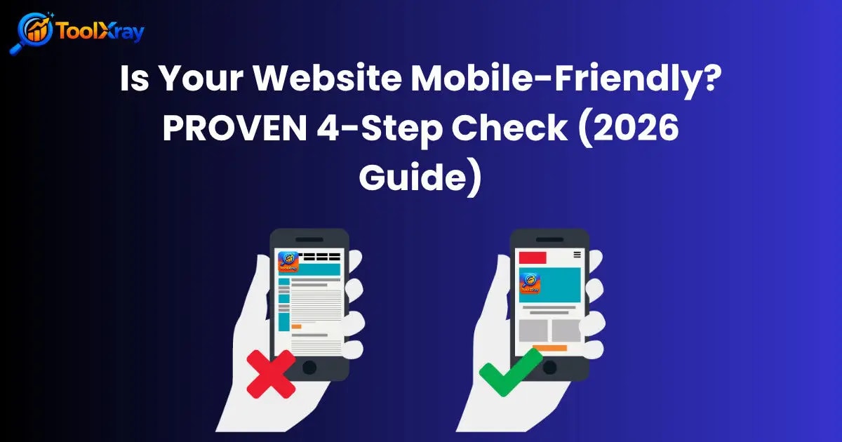 How to Check If Your Website Is Mobile-Friendly how to check if website is mobile friendly phone showing clean mobile site