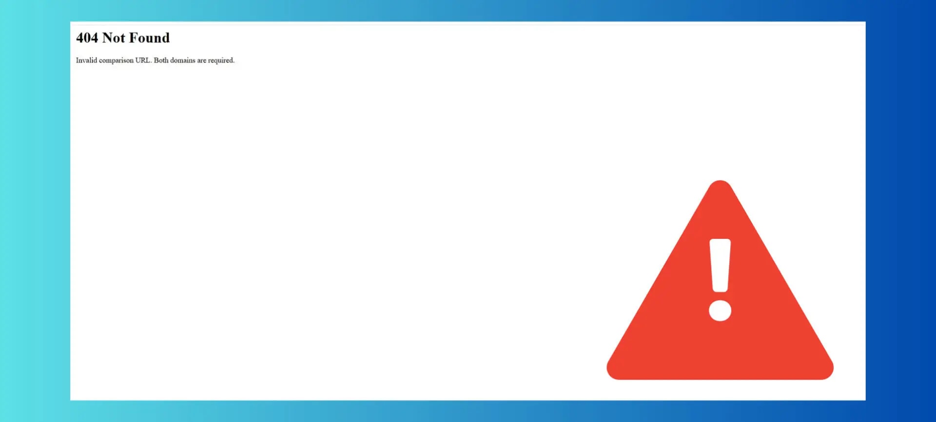 WordPress 404 error page not found example