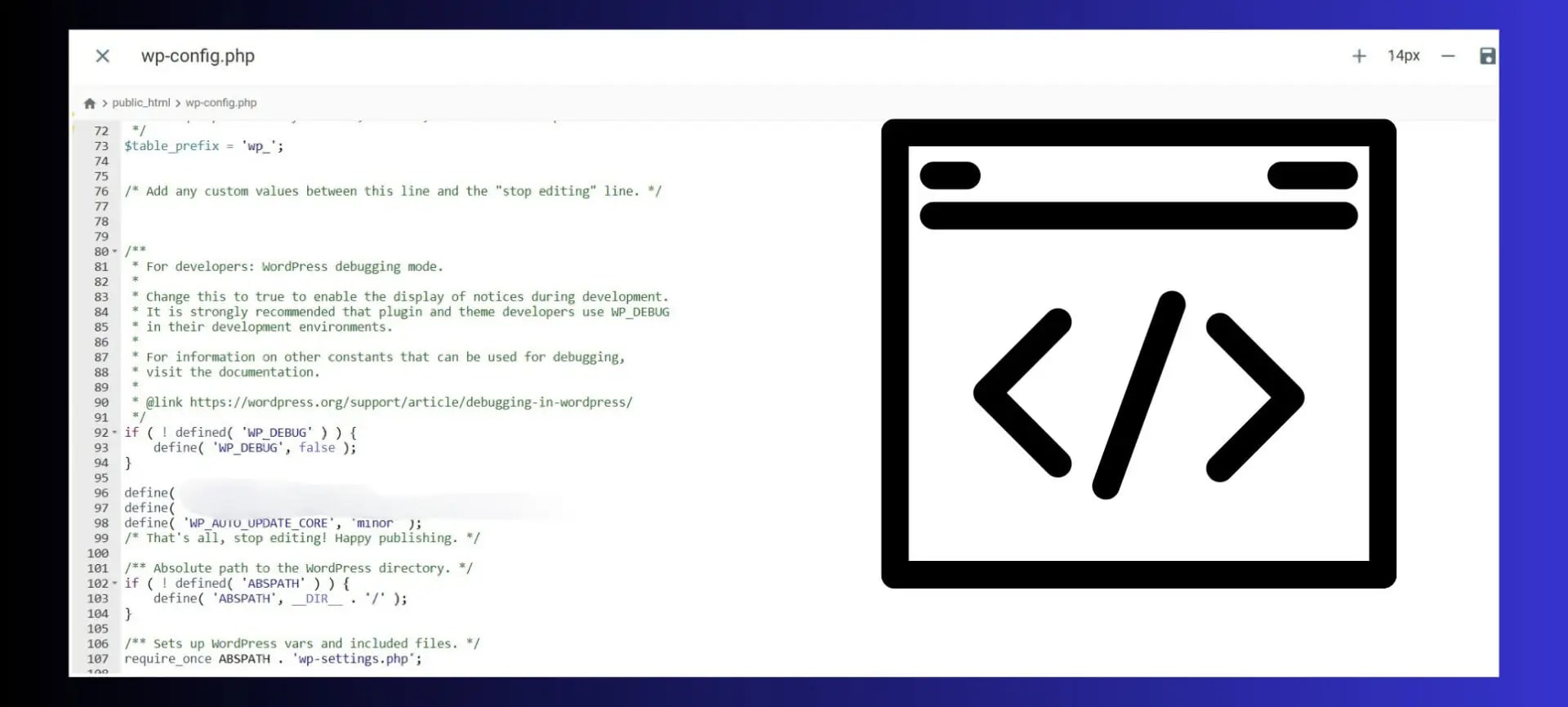 wp-config.php PHP memory limit wordpress white screen of death fix