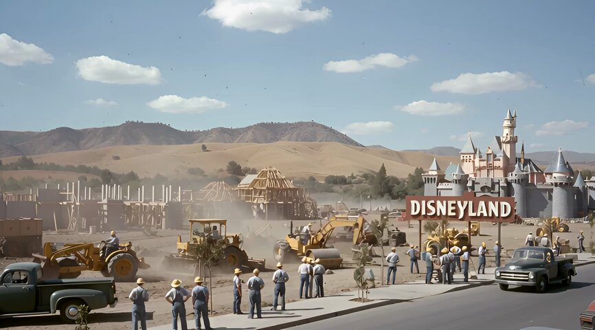 @grok Nano Banana PRO just showed me Disneyland before the magic open