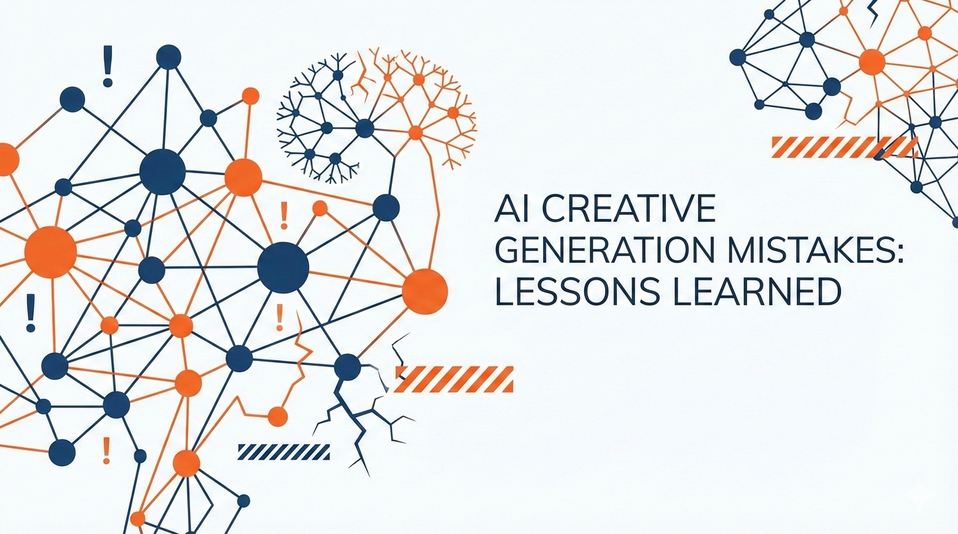 AI creative generation best practices guide with professional workflow visualization