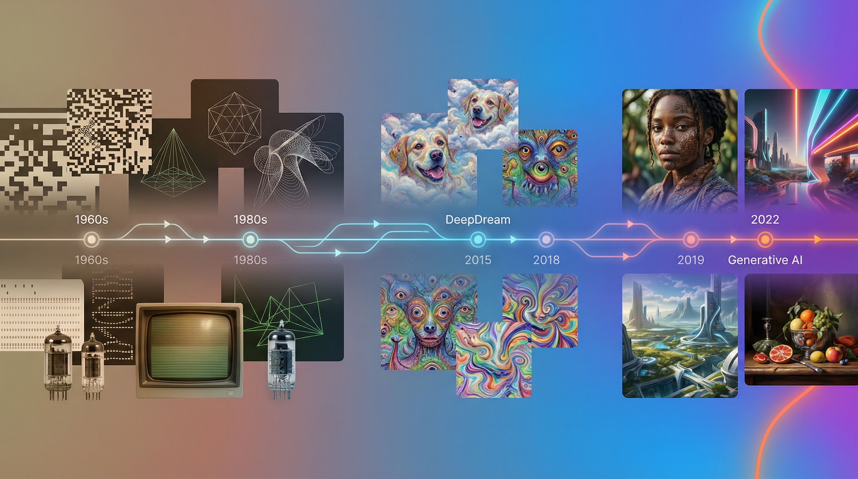 Early AI Images History