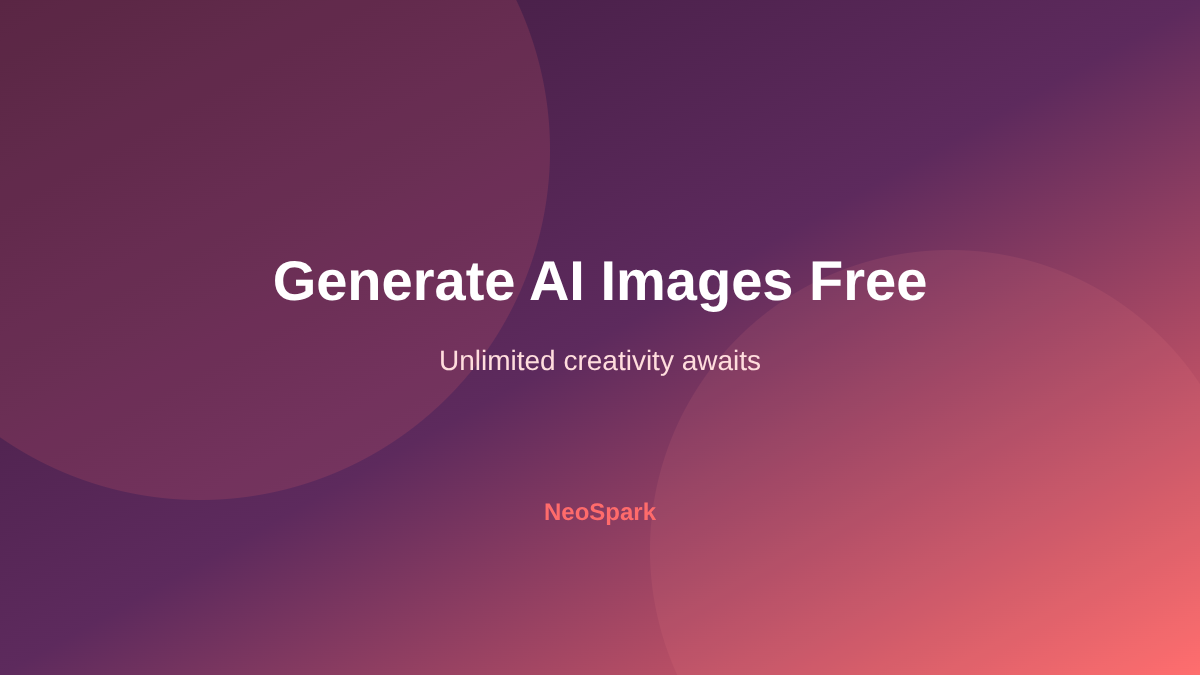 Generate AI Images Free