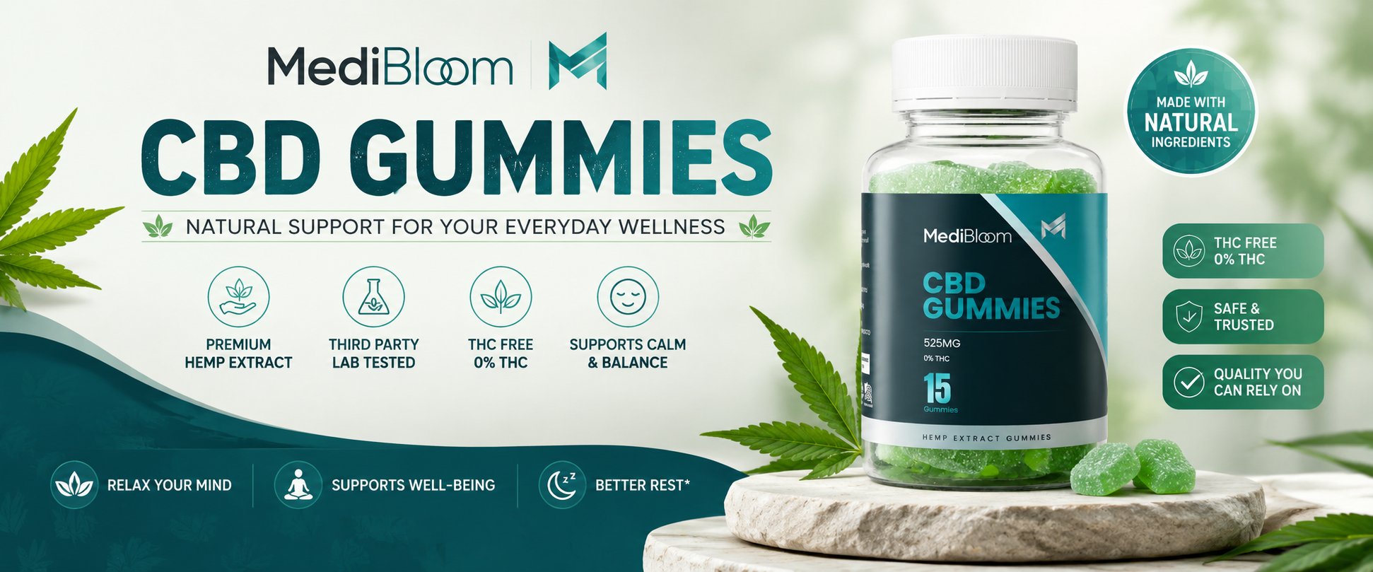 MediBloom CBD Gummies alternate package view