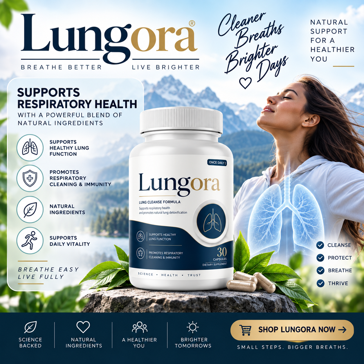 Lungora wellness lifestyle scene