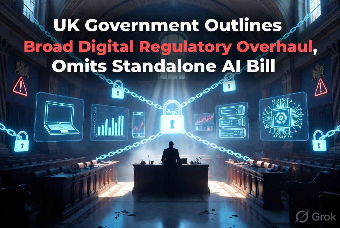 UK Government Outlines Broad Digital Regulatory Overhaul, Omits Standalone AI Bill