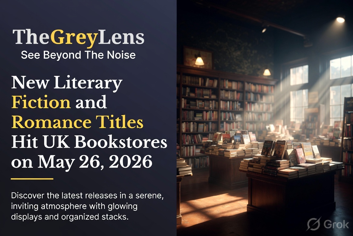 New Literary Fiction and Romance Titles Hit UK Bookstores on May 26, 2026