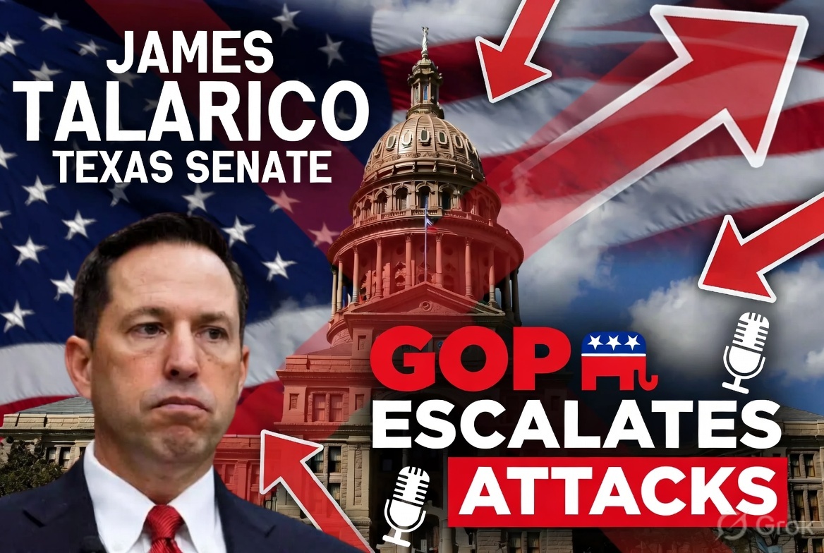 GOP Escalates Attacks on Texas Senate Candidate James Talarico, Employing