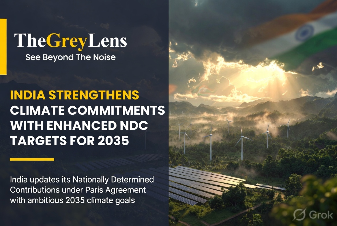 India Strengthens Climate Commitments with Enhanced NDC Targets for 2035