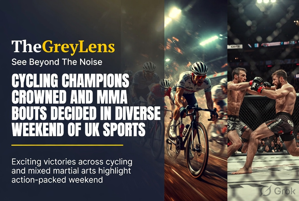 Cycling Champions Crowned and MMA Bouts Decided in Diverse Weekend of UK Sports