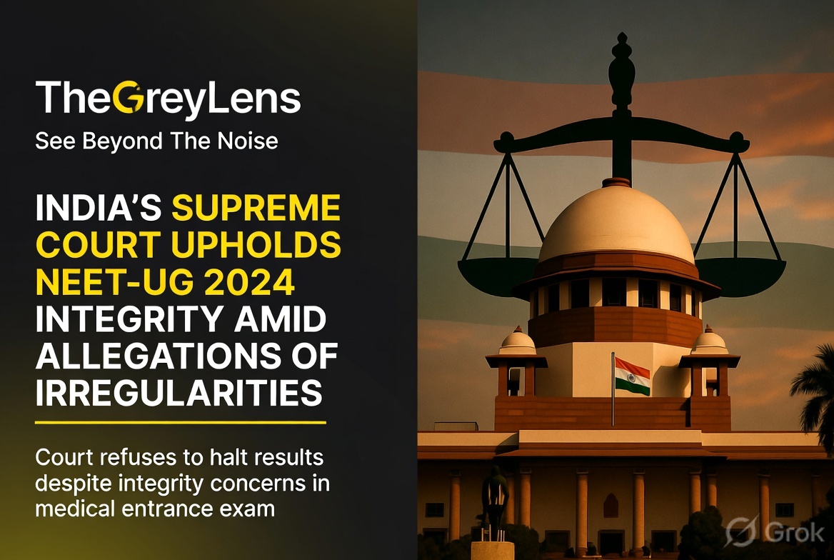 India's Supreme Court Upholds NEET-UG 2024 Integrity Amidst Allegations of Irregularities