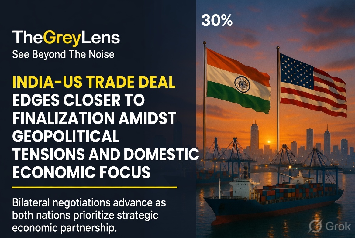 India-US Trade Deal Edges Closer to Finalization Amidst Geopolitical Tensions and Domestic Economic Focus