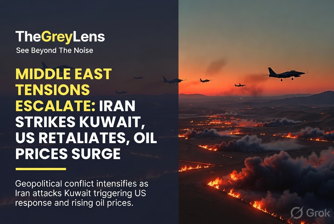Middle East Tensions Escalate: Iran Strikes Kuwait, US Retaliates, Oil Prices Surge
