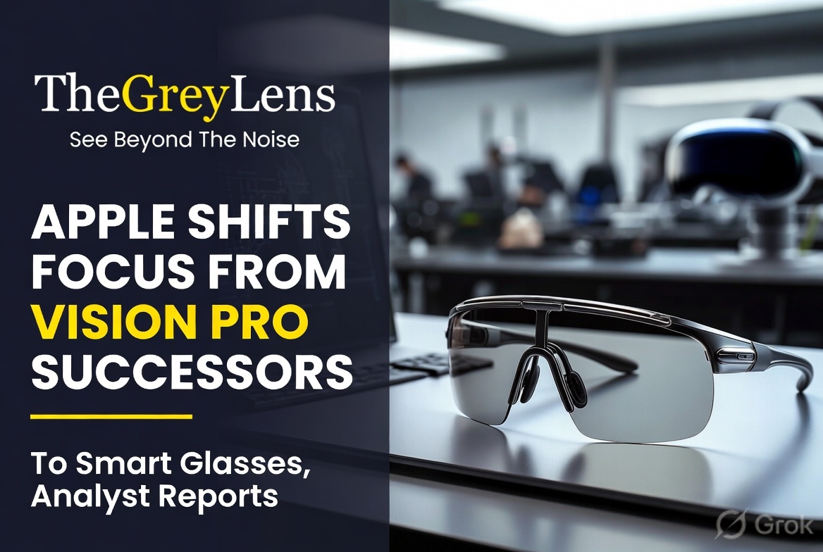 Apple Shifts Focus from Vision Pro Successors to Smart Glasses, Analyst Reports