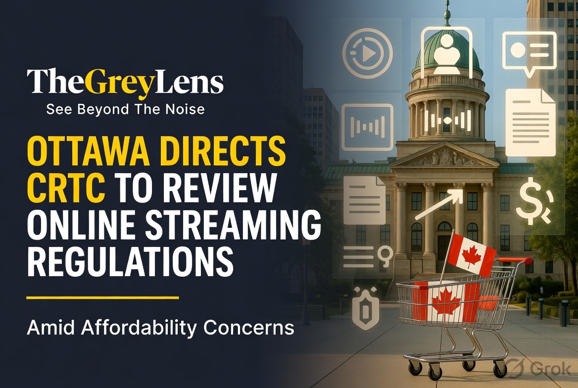 Ottawa Directs CRTC to Review Online Streaming Regulations Amid Affordability Concerns