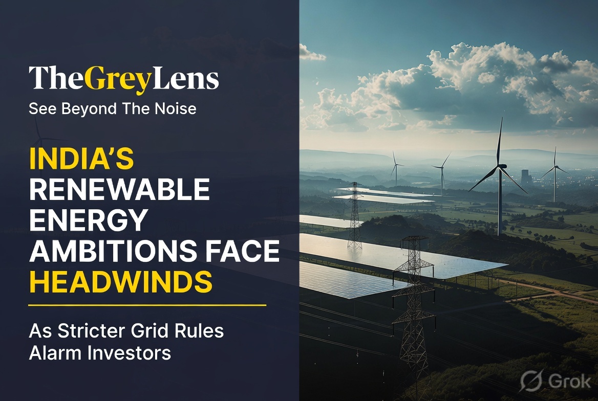 India's Renewable Energy Ambitions Face Headwinds as Stricter Grid Rules Alarm Investors