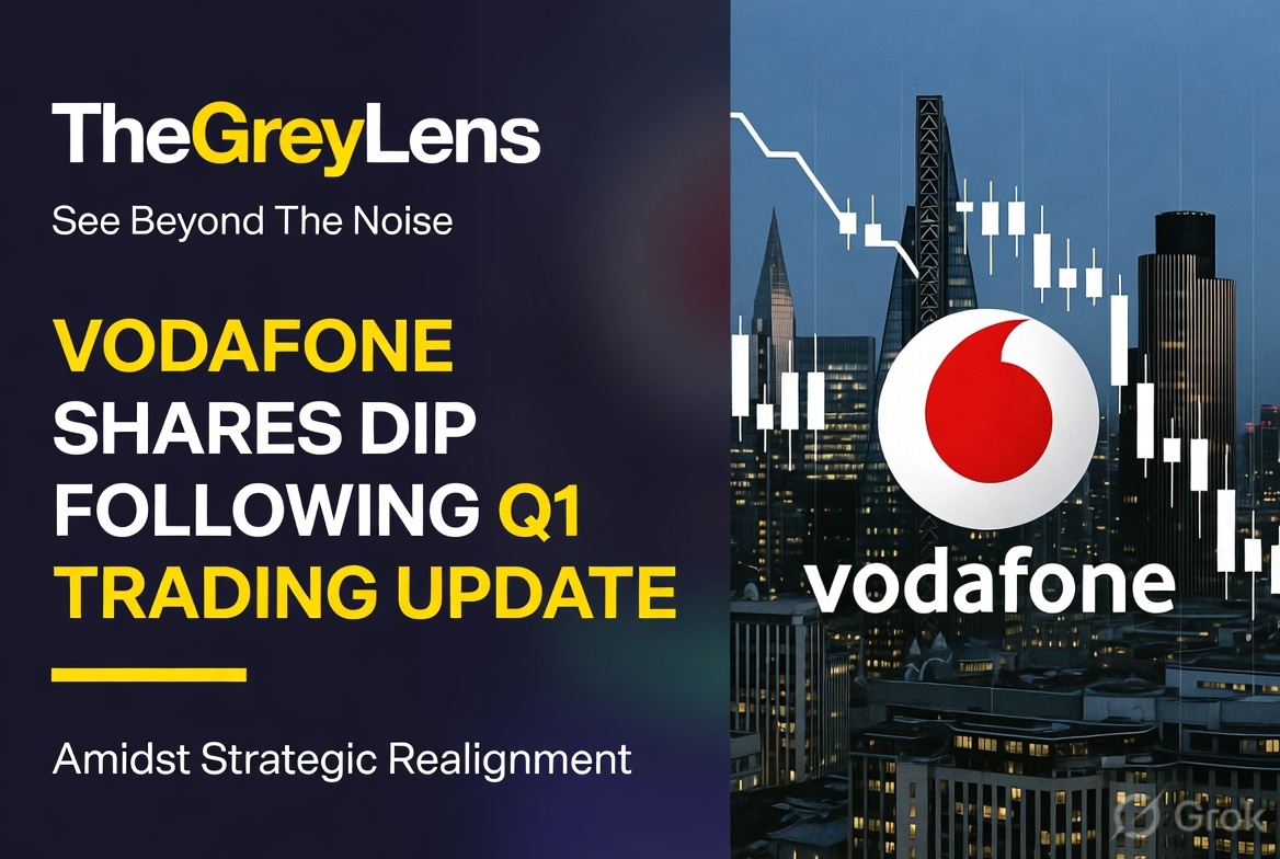 Vodafone Shares Dip Following Q1 Trading Update Amidst Strategic Realignment