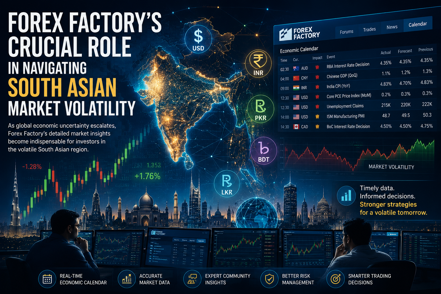 Forex Factory's Crucial Role in Navigating South Asian Market Volatility
