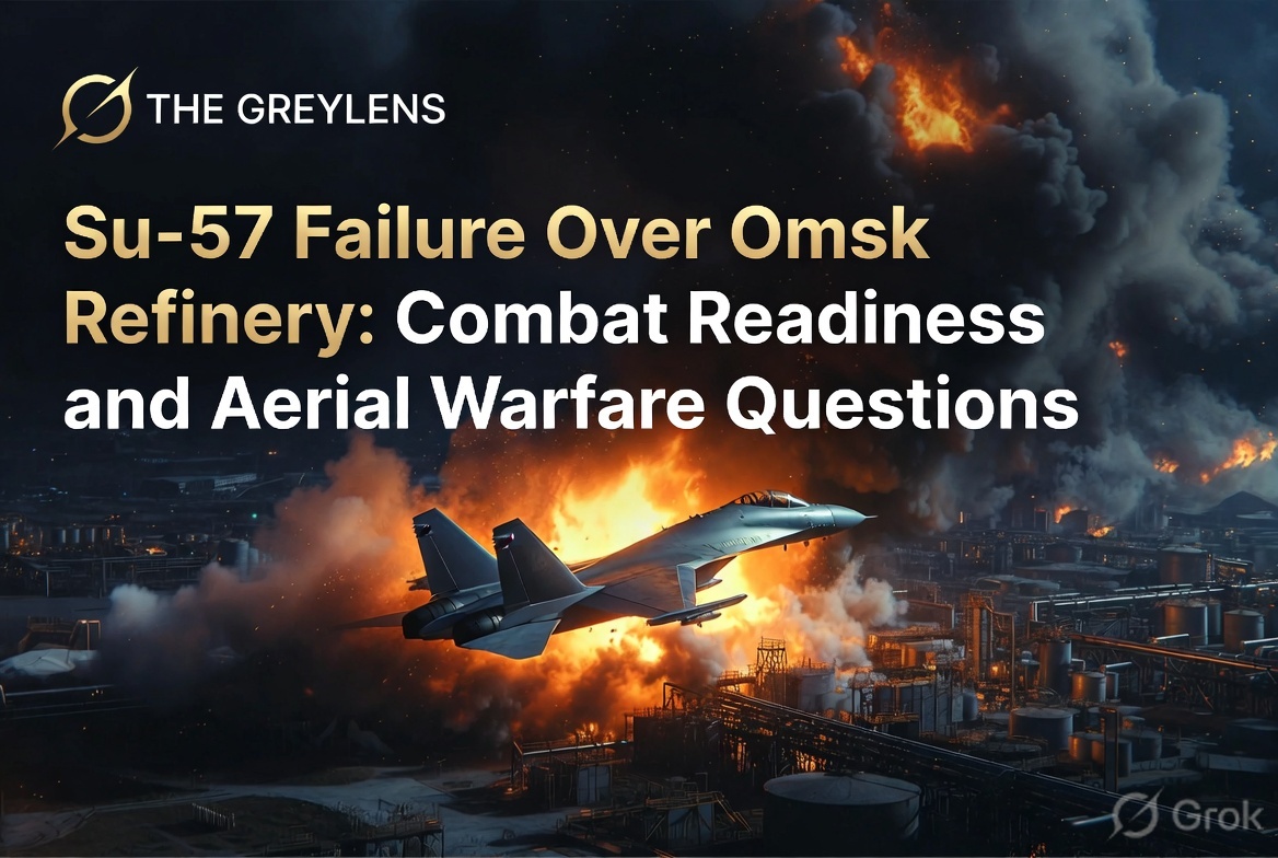 Su-57 Failure Over Omsk Refinery: Combat Readiness and Aerial Warfare Questions