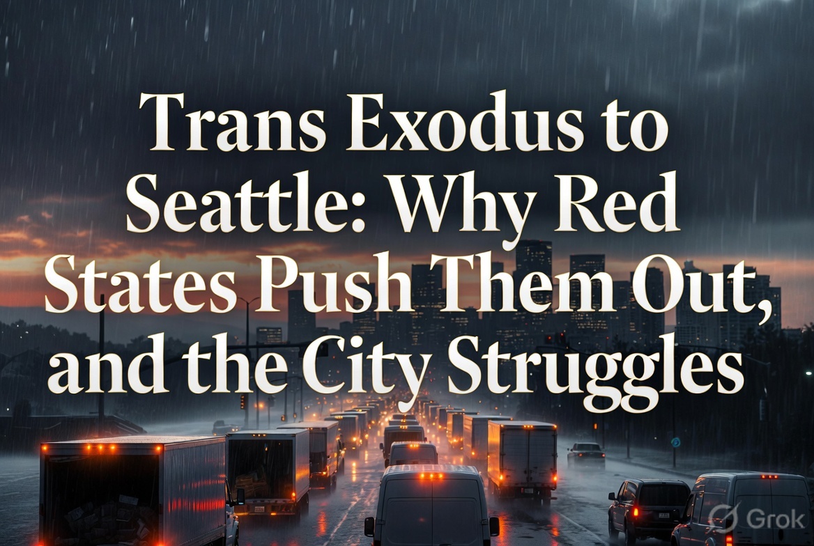 Trans Exodus to Seattle: Why Red States Push Them Out, and the City Struggles