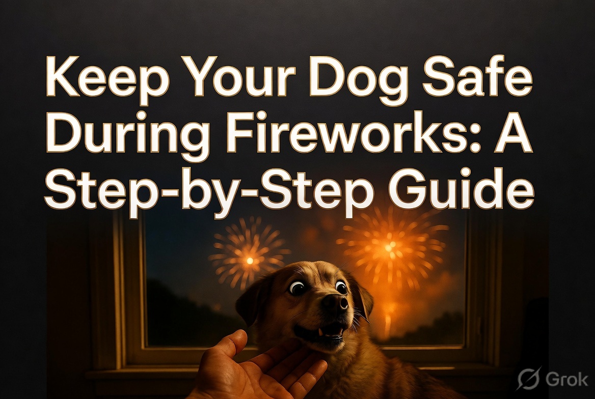 Keep Your Dog Safe During Fireworks: A Step-by-Step Guide
