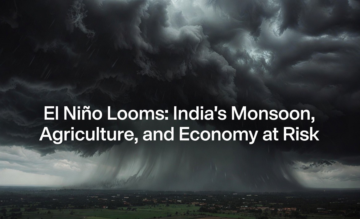 El Niño Looms: India's Monsoon, Agriculture, and Economy at Risk