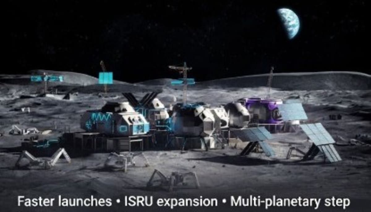 SpaceX is aiming to build a self growing city on the Moon
