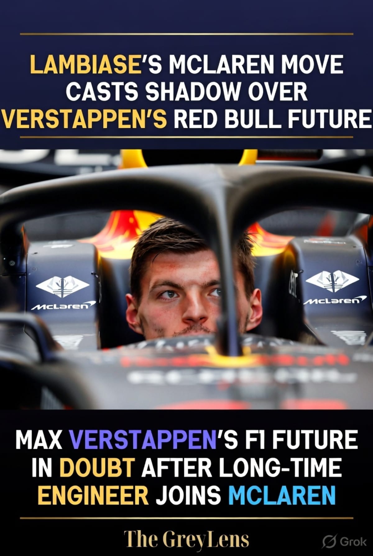 Lambiase's McLaren Move Casts Shadow Over Verstappen's Red Bull Future