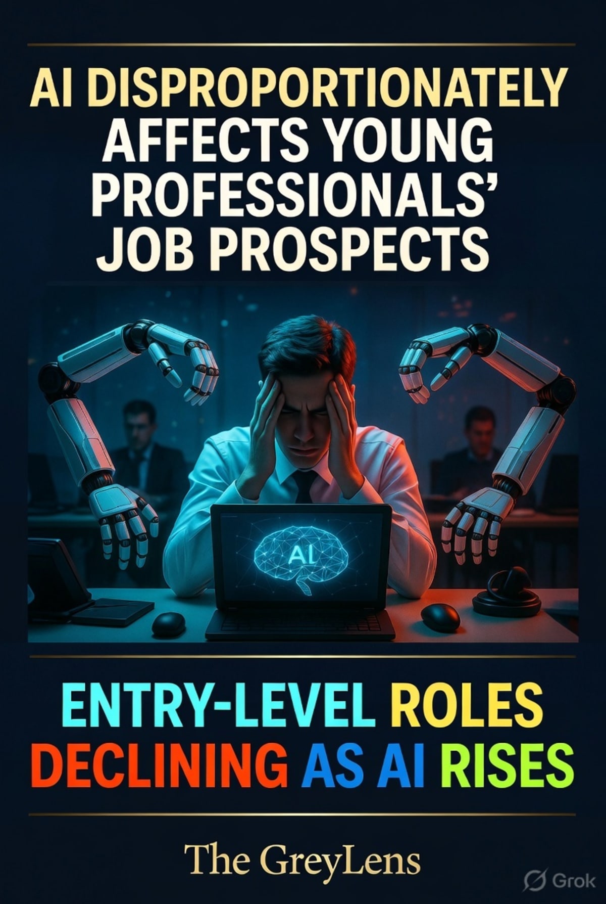 AI Disproportionately Affects Young Professionals' Job Prospects