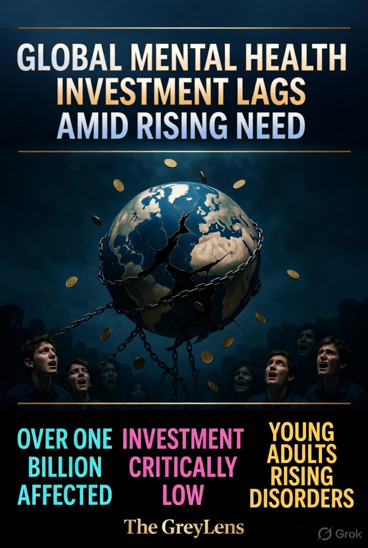 Global Mental Health Investment Lags Amid Rising Need