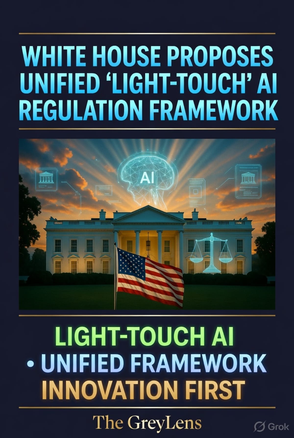 White House Proposes Unified, 'Light-Touch' AI Regulation Framework
