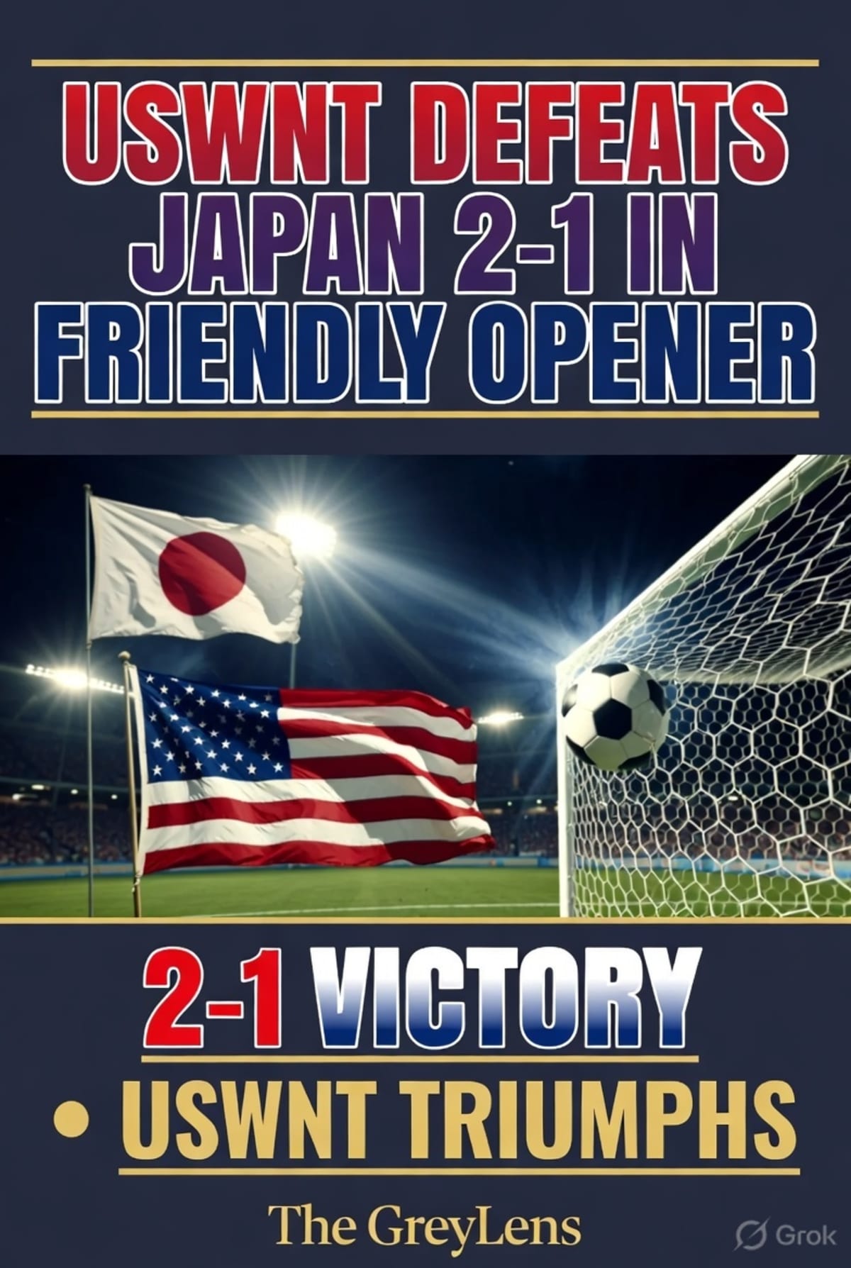 USWNT Defeats Japan 2-1 in Friendly Opener