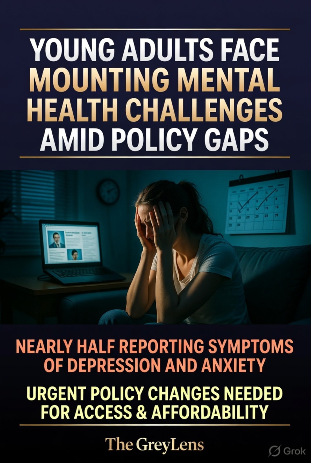Young Adults Face Mounting Mental Health Challenges Amid Policy Gaps