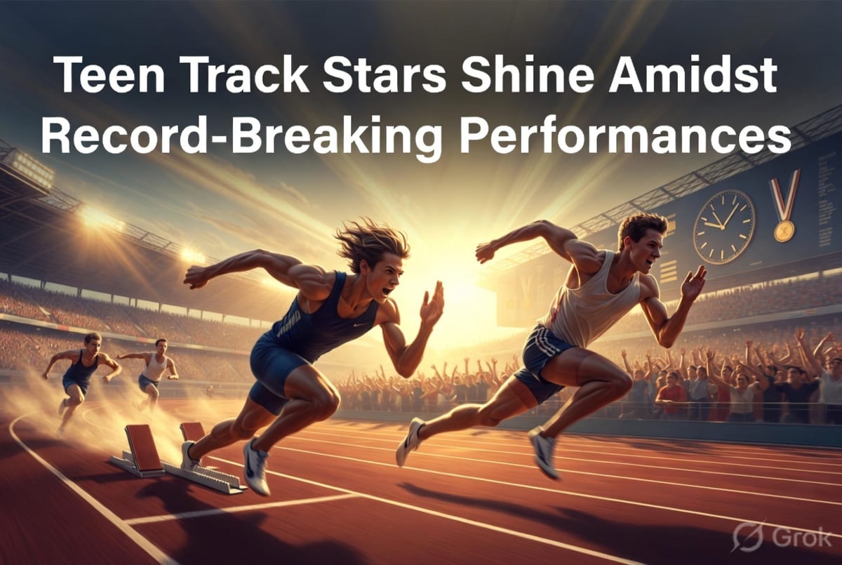 Teen Track Stars Shine Amidst Record-Breaking Performances