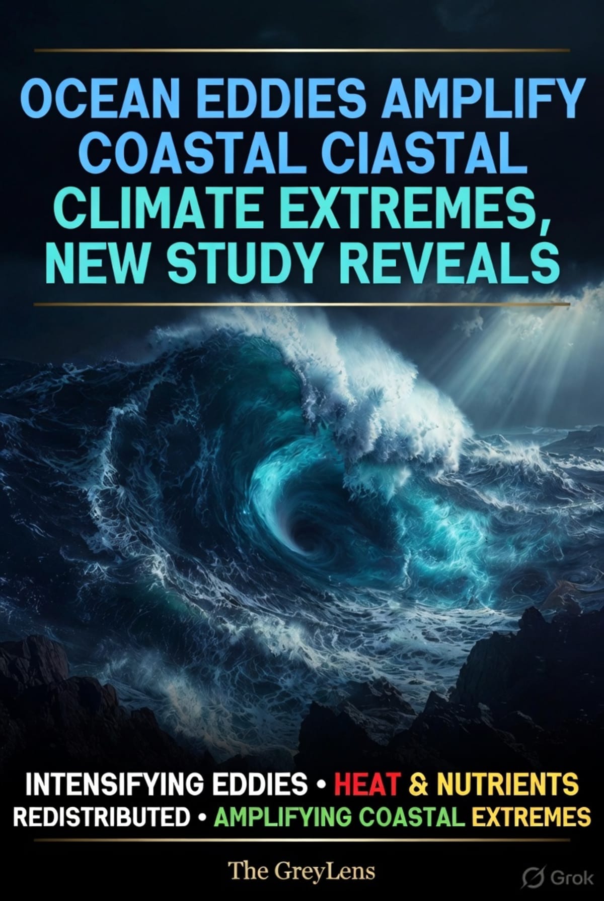 Ocean Eddies Amplify Coastal Climate Extremes, New Study Reveals