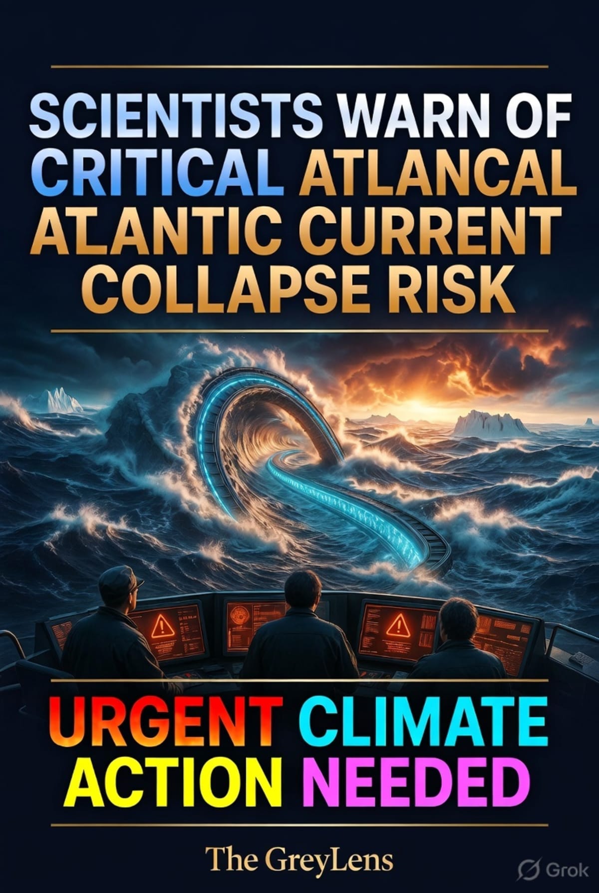 Scientists Warn of Critical Atlantic Current Collapse Risk