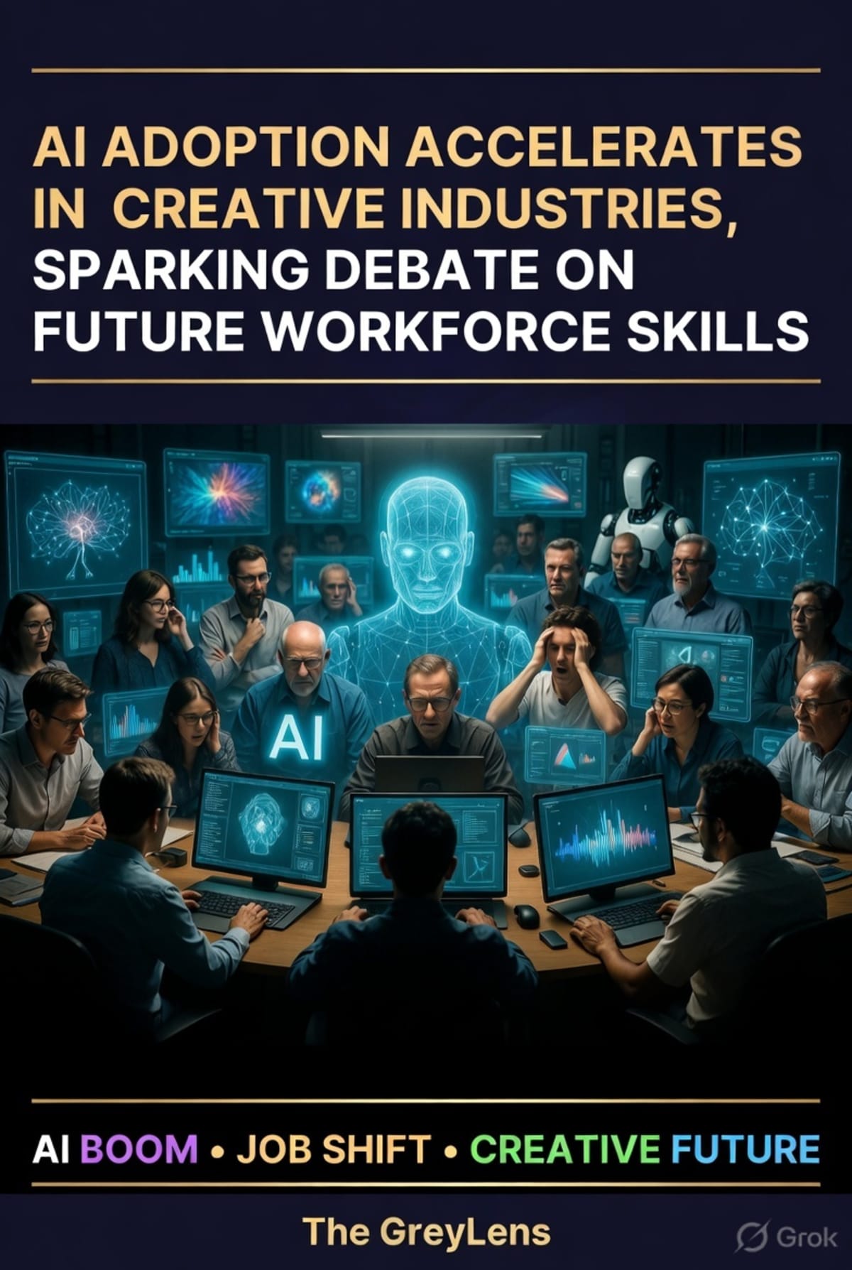 AI Adoption Accelerates in Creative Industries, Sparking Debate on Future Workforce Skills