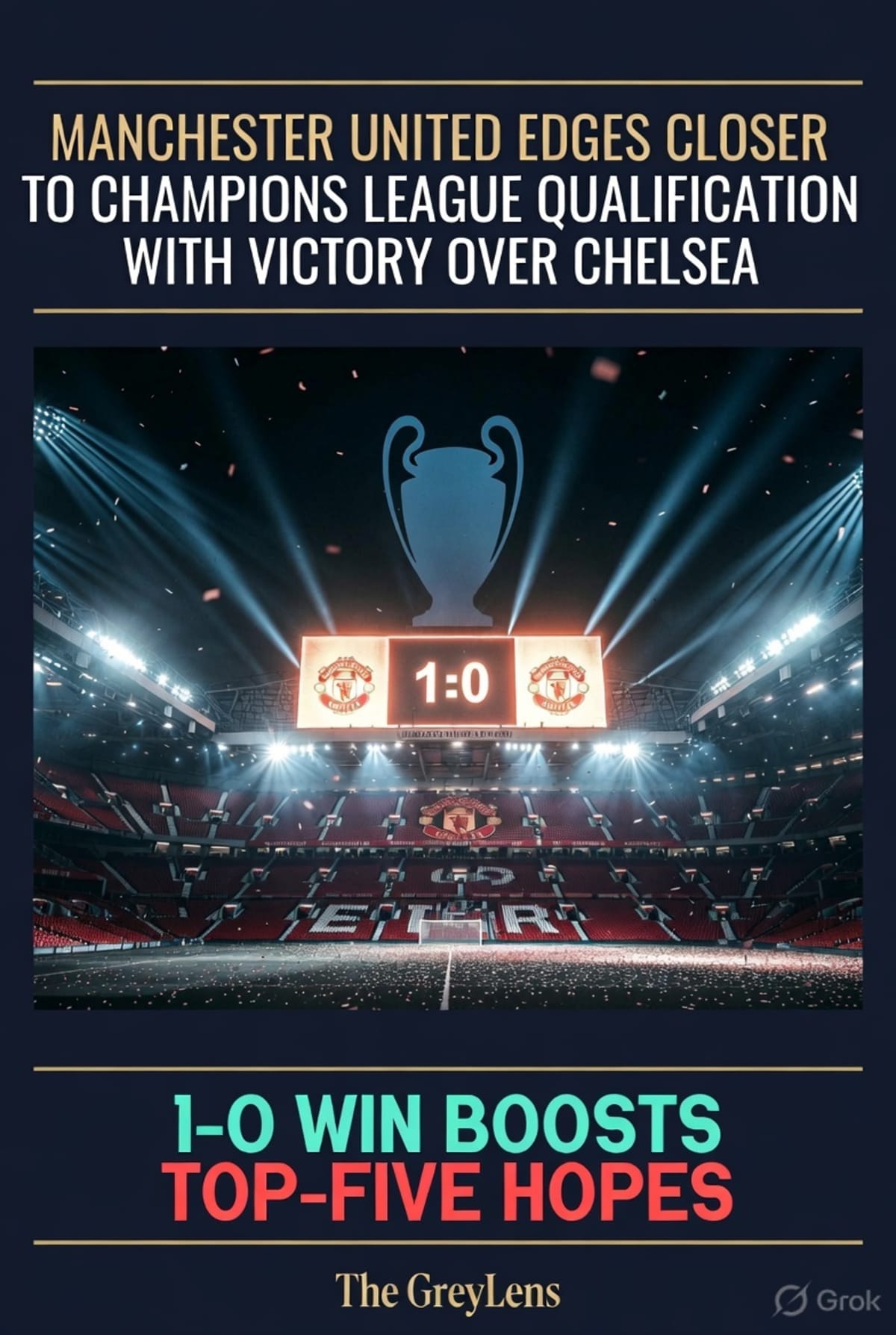 Manchester United Edges Closer to Champions League Qualification with Victory Over Chelsea