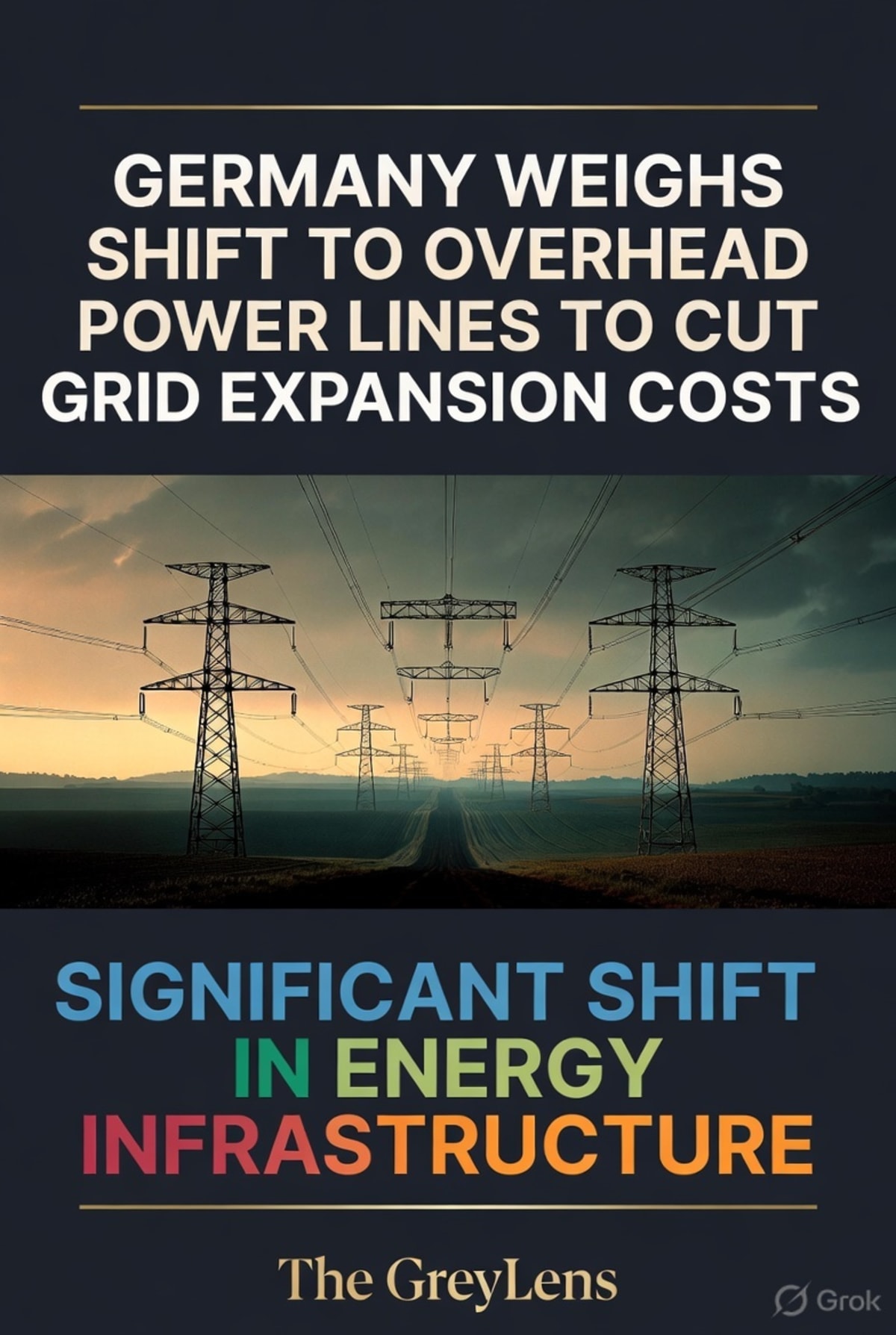 Germany Weighs Shift to Overhead Power Lines to Cut Grid Expansion Costs