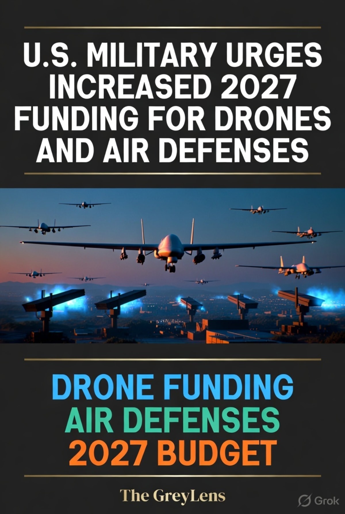 U.S. Military Urges Increased 2027 Funding for Drones and Air Defenses Amid Iran Tensions