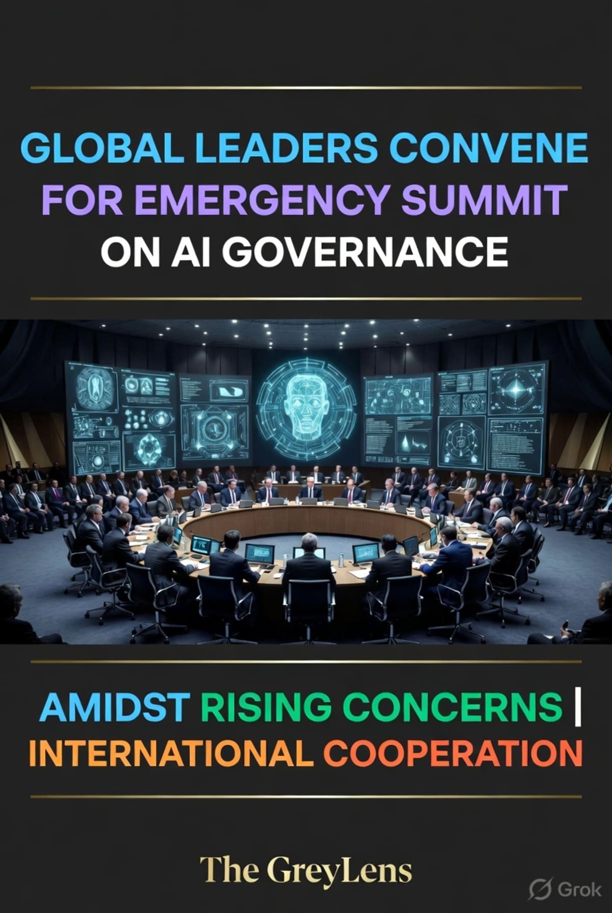 Global Leaders Convene for Emergency Summit on AI Governance Amidst Rapid Technological Advancements
