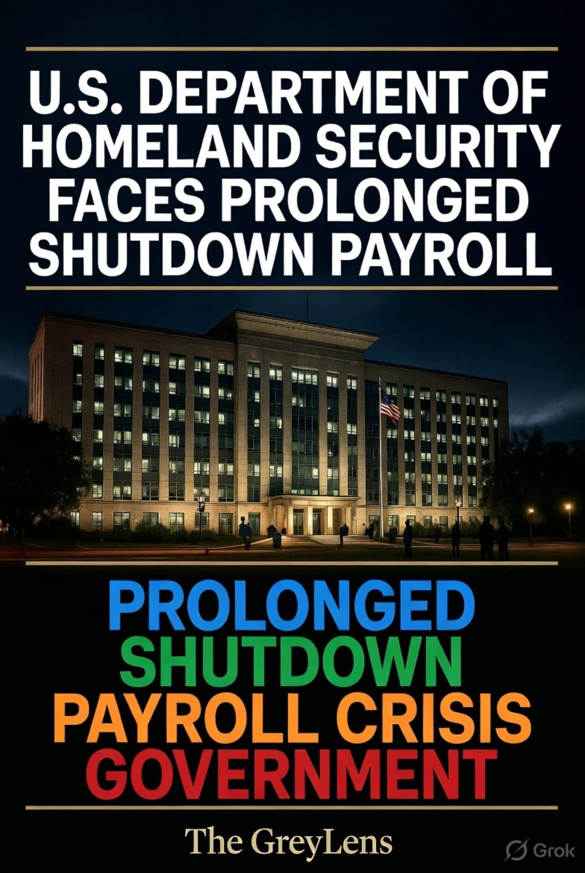 U.S. Department of Homeland Security Faces Prolonged Shutdown, Payroll Concerns, and Border Enforcement Stalemate