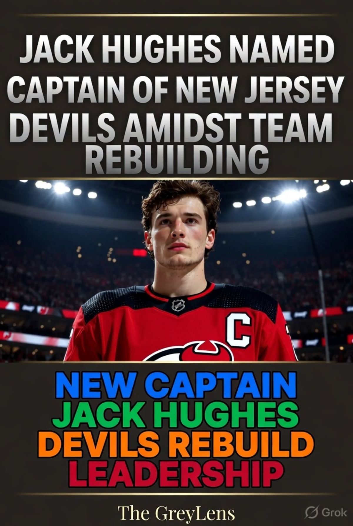Jack Hughes Named Captain of New Jersey Devils Amidst Team Rebuilding Phase