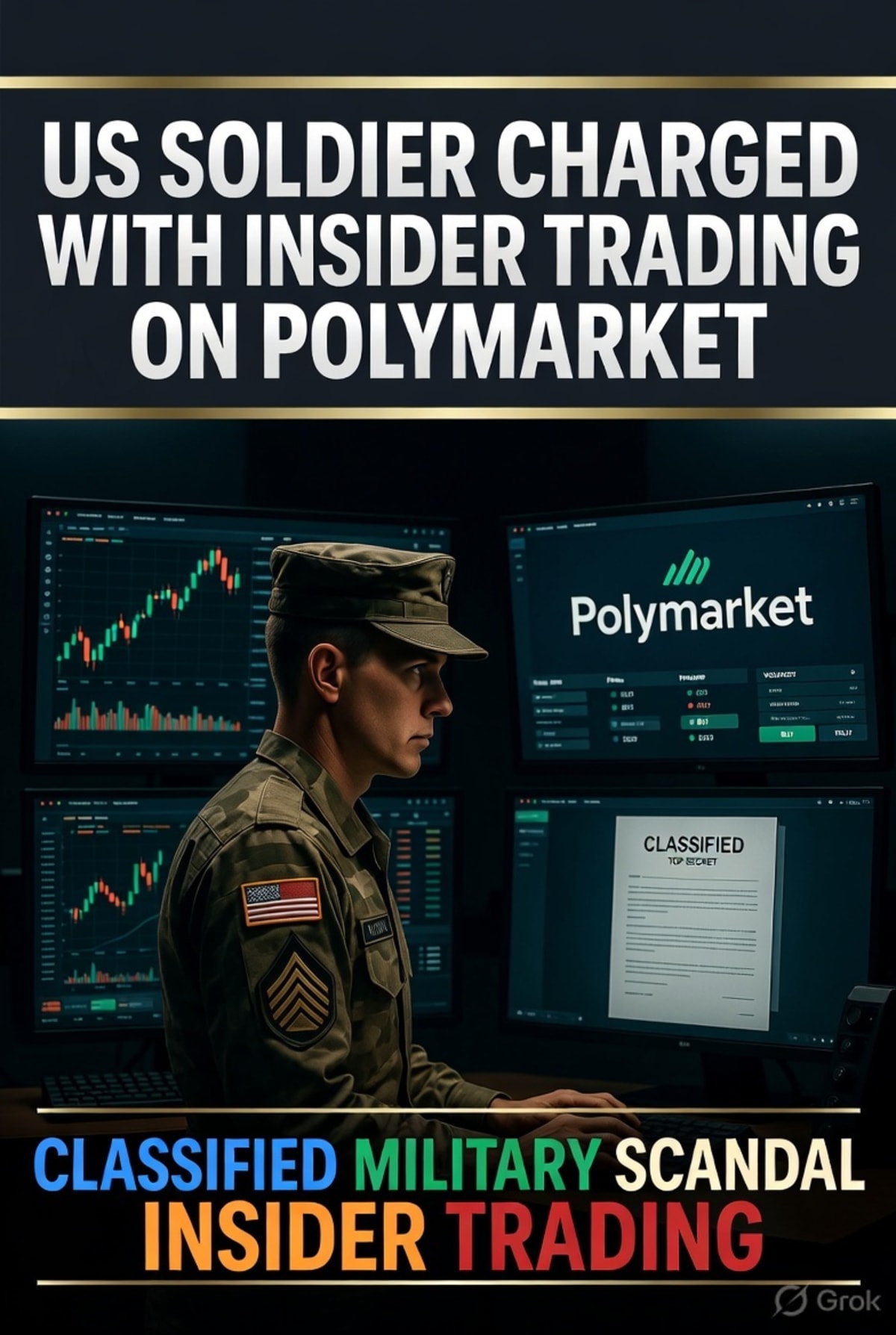 US Soldier Charged with Insider Trading on Polymarket Using Classified Information