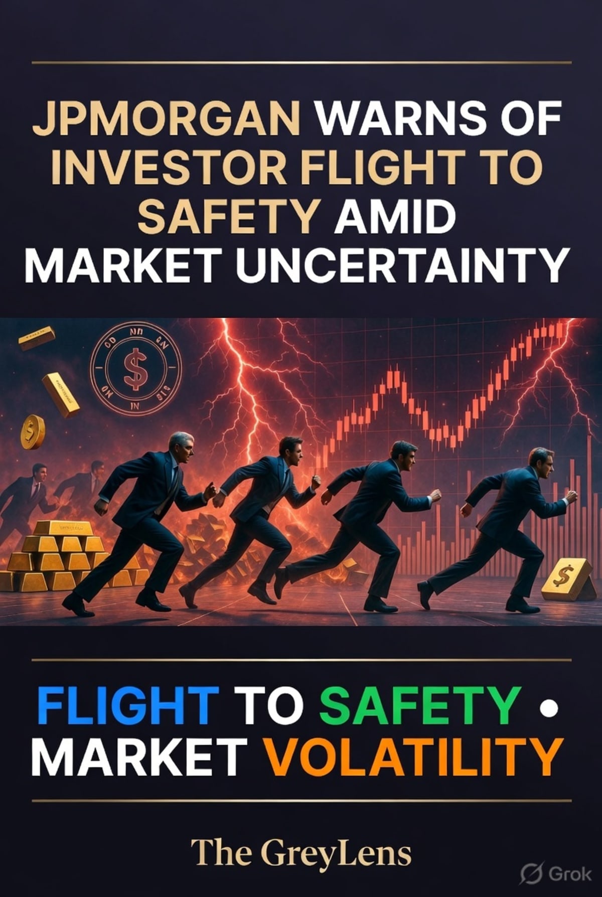 JPMorgan Warns of Investor Flight to Safety Amid Market Uncertainty