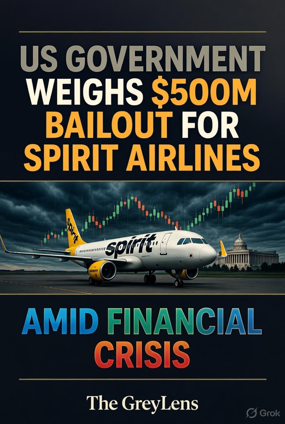 US Government Weighs $500 Million Bailout for Spirit Airlines Amid Financial Crisis