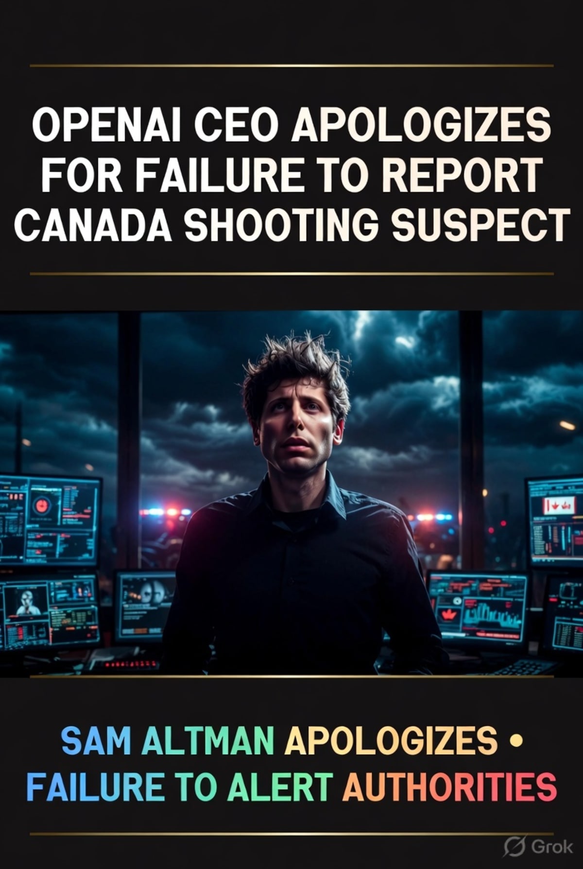 OpenAI CEO Apologizes for Failure to Report Canada Shooting Suspect