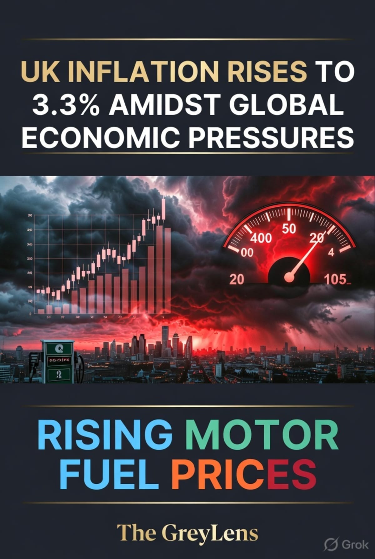 UK Inflation Rises to 3.3% Driven by Middle East Conflict