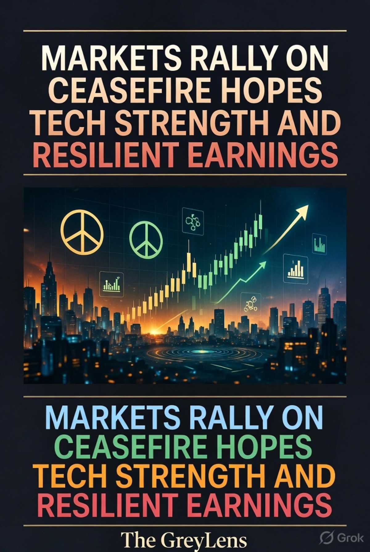 Markets Rally on Ceasefire Hopes, Tech Strength, and Resilient Earnings
