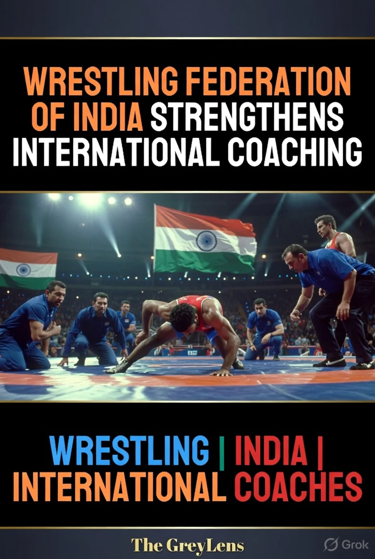 Wrestling Federation of India Strengthens International Coaching Staff for 2026 Asian Games and 2028 Olympics